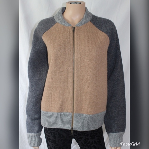J Crew Zipped Up Sweater Jacket - Picture 1 of 6